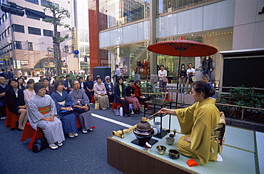 Traditional Tea Ceremony, Ginza, Tokyo, Japan, Asia