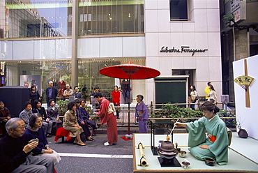 Traditional Tea Ceremony, Ginza, Tokyo, Japan, Asia