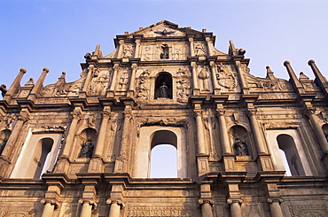 Ruins of St. Pauls Church (Sao Paulo Church), Macau, UNESCO World Heritage Site, China, Asia