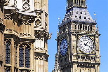 Big Ben, Westminster, UNESCO World Heritage Site, London, England, United Kingdom, Europe
