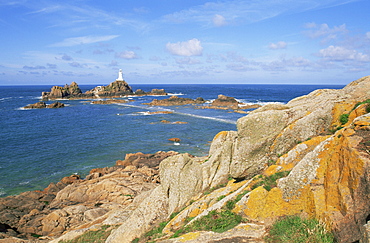 La Corbiere Lighthouse, Jersey, Channel Islands, United Kingdom, Europe