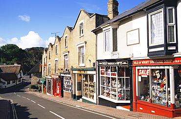 Shops in Shanklin Village, Isle of Wight, England, United Kingdom, Europe