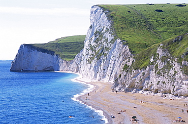 Durdle Door Beach, Dorset, Jurassic Coast, UNESCO World Heritage Site, England, United Kingdom, Europe