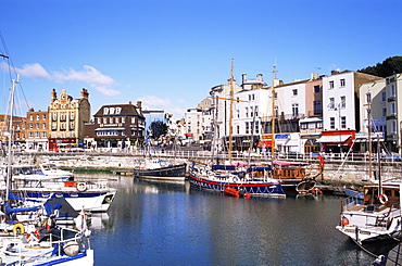 Harbour and town skyline, Ramsgate, Kent, England, United Kingdom, Europe