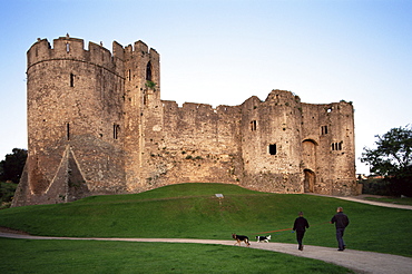 Chepstow Castle, Chepstow, Monmouthshire, Wales, United Kingdom, Europe