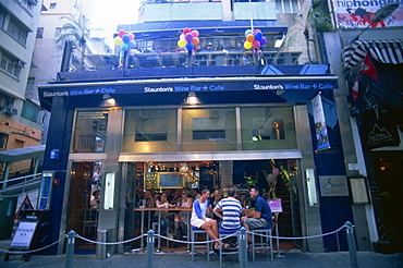 Restaurant and bar in Soho Area, Central, Hong Kong, China, Asia