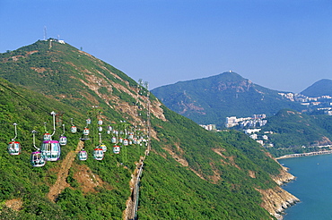 Gondolas, Ocean Park, Hong Kong, China, Asia