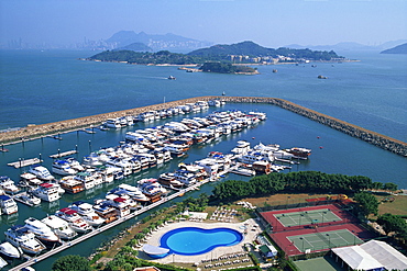 Discovery Bay Marina Club, Discovery Bay, Lantau, Hong Kong, China, Asia