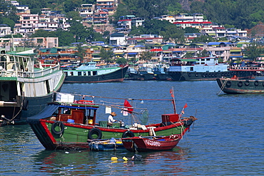 Fishing boats, Cheung Chau Island, Hong Kong, China, Asia