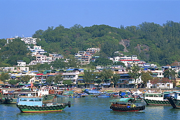 Fishing boats, Cheung Chau Island, Hong Kong, China, Asia