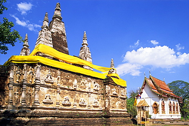 Wat Jet Yot, Chiang Mai, Thailand, Southeast Asia, Asia