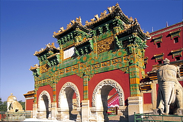 Temple of Happiness and Longevity dating from 1780, UNESCO World Heritage Site, Chengde, Hebei Province, China, Asia