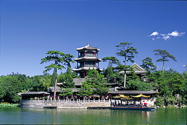 Jin Shan Pagoda, Imperial Summer Palace, Chengde, Hebei Province, China, Asia