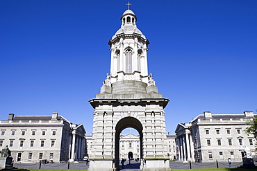 The Campanile, Trinity College, Dublin, Republic of Ireland, Europe