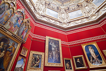 La Tribune Room, Chateau de Chantilly, Chantilly, Ile de France, France, Europe