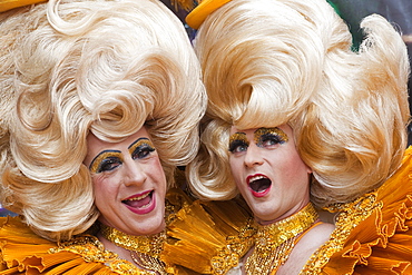 Drag queens, Gay Pride Festival, London, England, United Kingdom, Europe