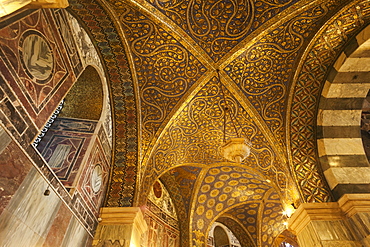 Interior, Aachen Cathedral, UNESCO World Heritage Site, Aachen, North Rhine-Westphalia, Germany, Europe