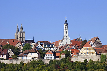 Rothenburg ob der Tauber, Romantic Road, Bavaria, Germany, Europe