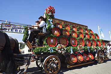 Oktoberfest Parade, Oktoberfest, Munich, Bavaria, Germany, Europe