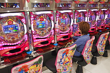 Pachinko Parlour, Shinjuku, Tokyo, Japan, Asia