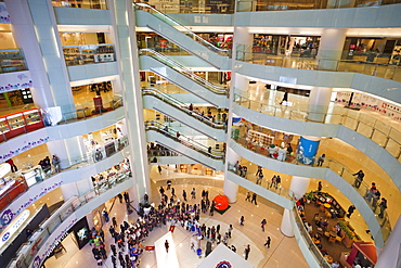 Interior of APM department store, Wangfujing Street, Beijing, China, Asia