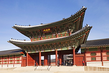 Heungnyemon Gate, Gyeongbokgung Palace, Seoul, South Korea, Asia