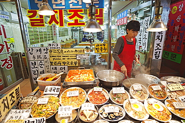 Korean restaurant, Namdaemun Market, Seoul, South Korea, Asia