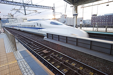 Shinkansen Train, Kyoto Station, Japan, Asia