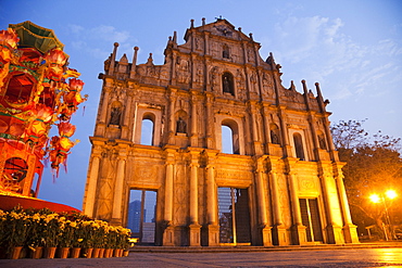 Ruins of St. Paul's Church, UNESCO World Heritage Site, Macau, China, Asia