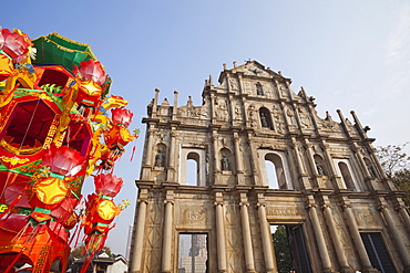 Ruins of St. Paul's Church, UNESCO World Heritage Site, Macau, China, Asia