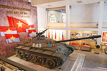 T.54B Tank no.843, Military History Museum, Hanoi, Vietnam, Indochina, Southeast Asia, Asia