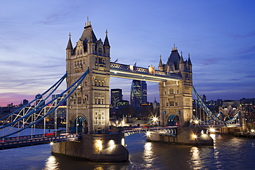 Tower Bridge and River Thames, London, England, United Kingdom, Europe