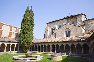 The Abbey, Saint Hilaire, Aude, Languedoc-Roussillon, France, Europe