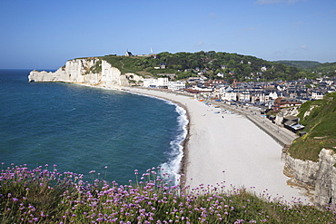 Etretat, Cote d'Albatre, Normandy, France, Europe