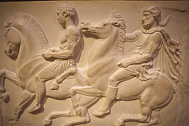 Elgin Marbles from the Parthenon in Athens dating from the 4th century BC, British Museum, Bloomsbury, London, England, United Kingdom, Europe