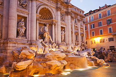 Trevi Fountain, Rome, Lazio, Italy, Europe