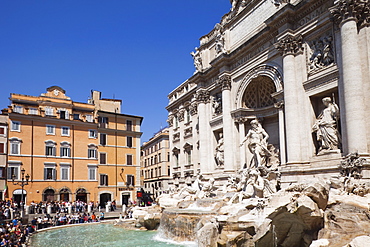 Trevi Fountain, Rome, Lazio, Italy, Europe