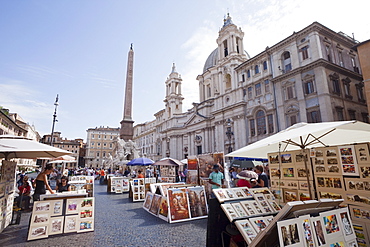 Piazza Navona, Rome, Lazio, Italy, Europe