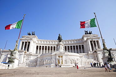 Victor Emmanuel Monument, The Capitol, Rome, Lazio, Italy, Europe