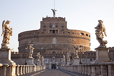 Castel Sant'Angelo and Sant' Angelo Bridge, Rome, Lazio, Italy, Europe