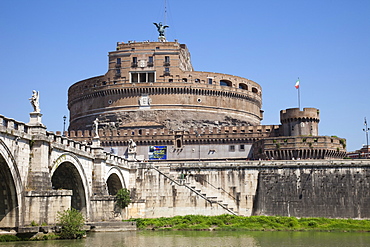 Castel Sant'Angelo and Sant' Angelo Bridge, Rome, Lazio, Italy, Europe