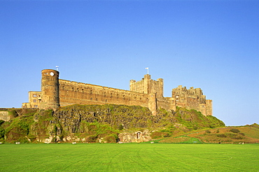 Bamburgh Castle, Bamburgh, Northumbria, England, United Kingdom, Europe