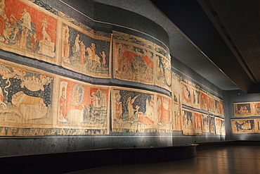 The Apocalypse Tapestry, Angers Castle, Maine et Loire, Loire Valley, France, Europe