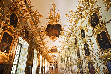 Ancestral Gallery, Munich Residence Museum, Munich, Bavaria, Germany, Europe