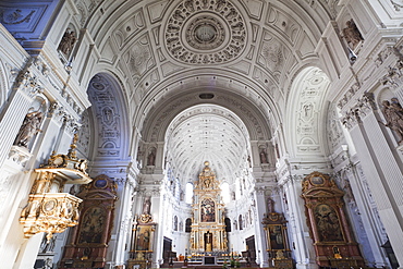 Interior, St. Michael Church, Munich, Bavaria, Germany, Europe