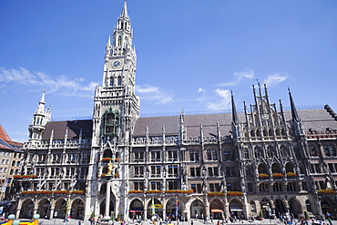 City Hall (Rathaus), Marienplatz, Munich, Bavaria, Germany, Europe