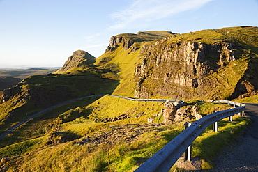 The Quiraing mountain, Isle of Skye, Inner Hebrides, Scotland, United Kingdom, Europe