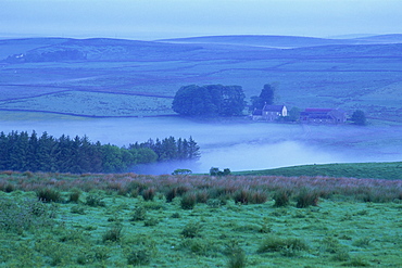 Countryside view, Northumberland, England, United Kingdom, Europe