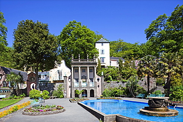 Portmeirion Village, Gwynedd, Wales, United Kingdom, Europe