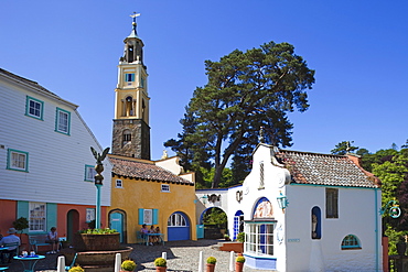 Portmeirion Village, Gwynedd, Wales, United Kingdom, Europe